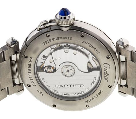 cartier pasha platino|cartier pasha wspa0009 manual movement.